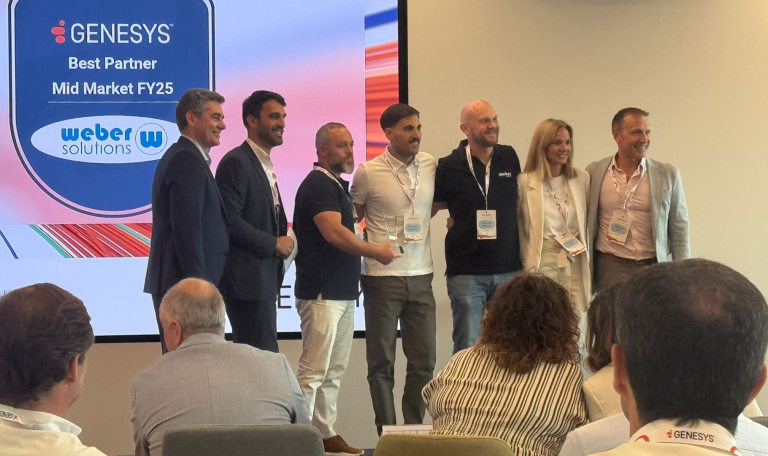 Weber Solutions, reconocida como Mejor Partner de Genesys Mid Market 2025
